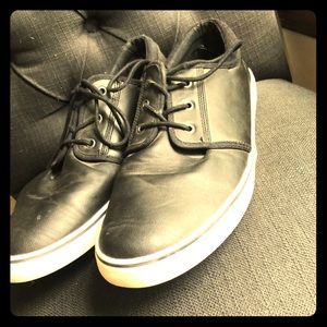 Men’s casual dress loafer shoe 12 black leather